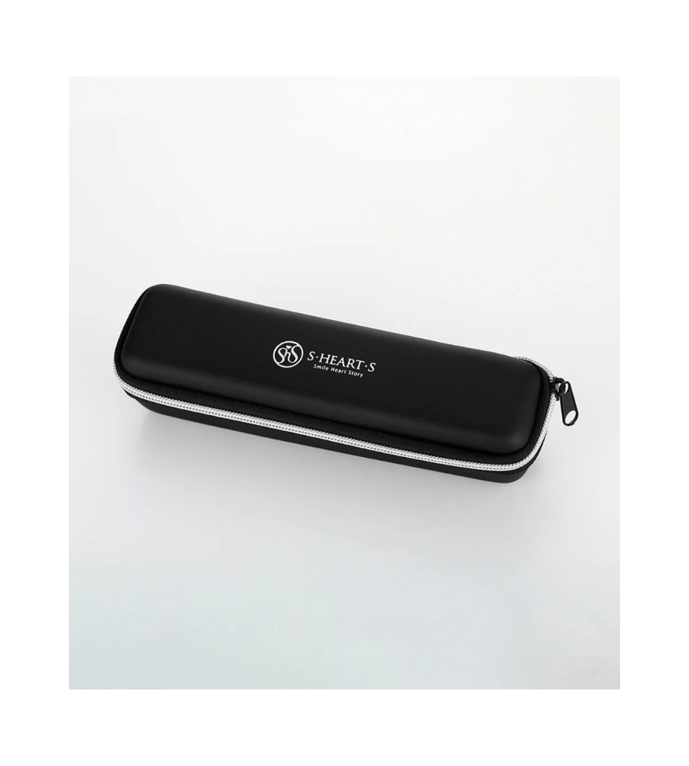 S-HEART-S Semi-Hard Comb Case Black for long brushes - Etui podróżne*