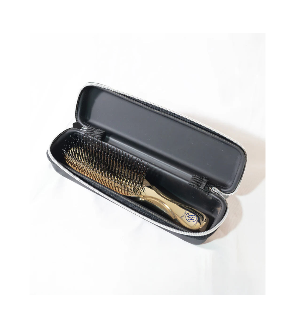 S-HEART-S Semi-Hard Comb Case Black for long brushes - Etui podróżne*