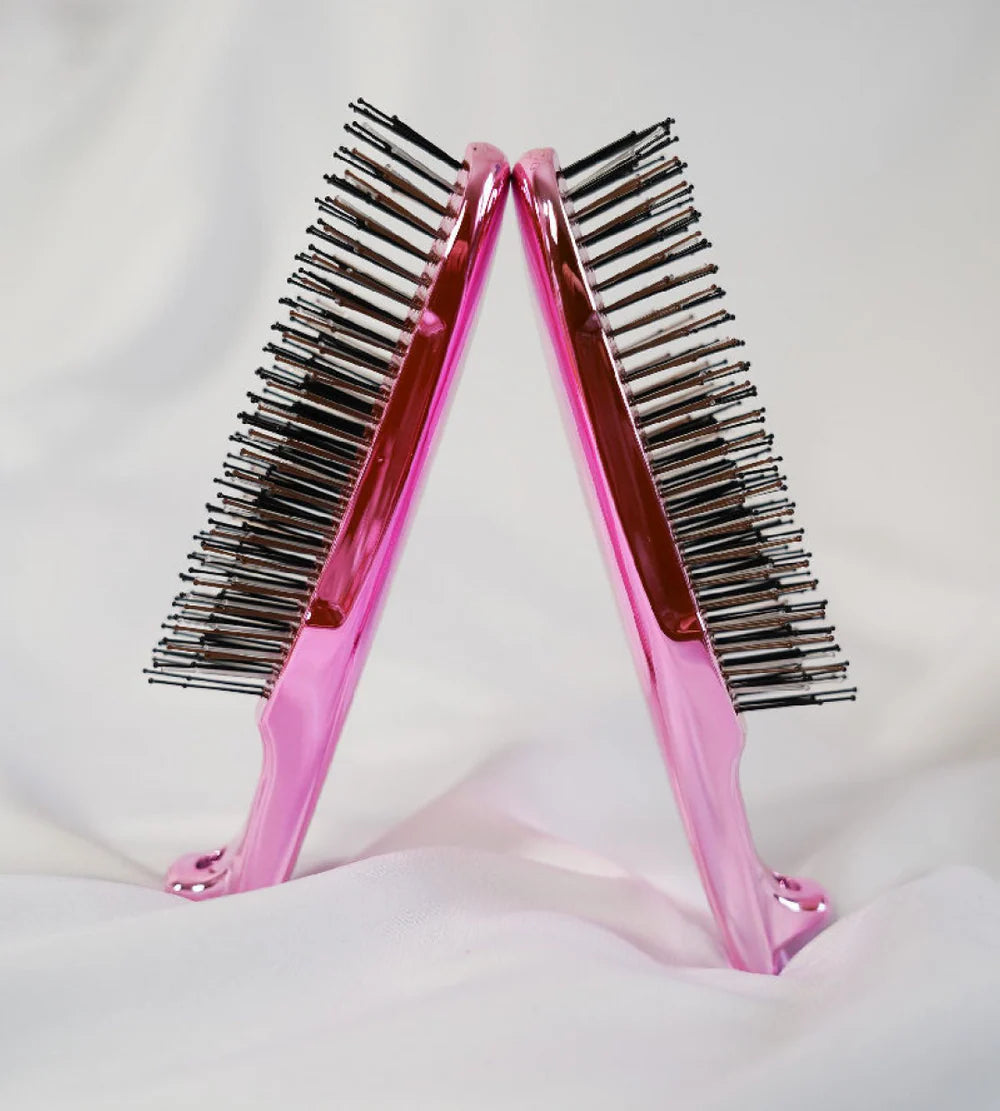 S-HEART-S Scalp Brush Patra by Emit Pink Short - Szczotka oczyszczająco-masująca do każdego rodzaju włosów*