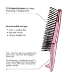 S-HEART-S Scalp Brush Gift Set Pink - zestaw szczotek do skóry głowy na podróż*