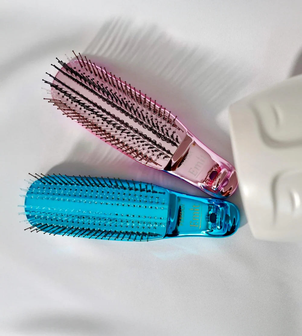 S-HEART-S Scalp Brush Persian by Emit Blue Short -