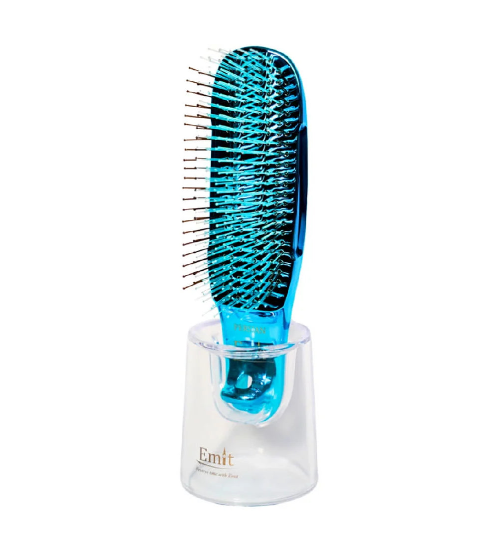S-HEART-S Scalp Brush Persian by Emit Blue Short -