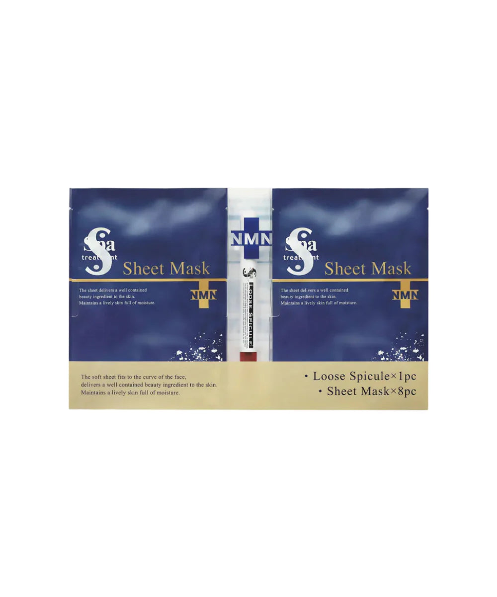 eX Loose Spickle & NMN Sheet Mask - Intensywna 4-tygodniowa kuracja ujędrniająca skórę