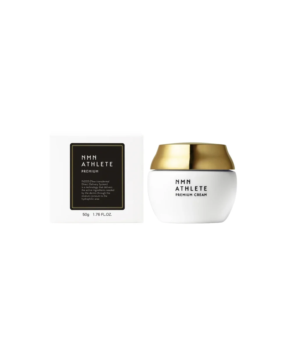 NMN Athlete Premium Cream - japoński krem anti-age zamykający rytuał pielęgnacji twarzy
